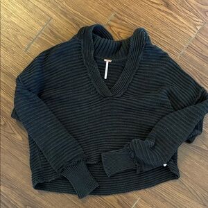 XS Free People Navy Sweater